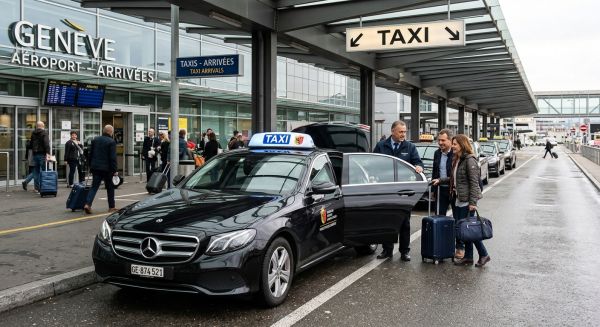 Réservation taxi transfert aéroport Genève pour un voyage sans stress